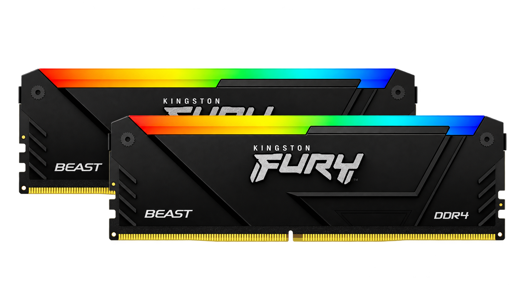 16GB Kingston FURY Beast RGB [DDR4, 3200MHz, 2x8GB]